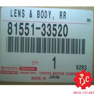 đèn Hậu Ngoài Camry 8155133520